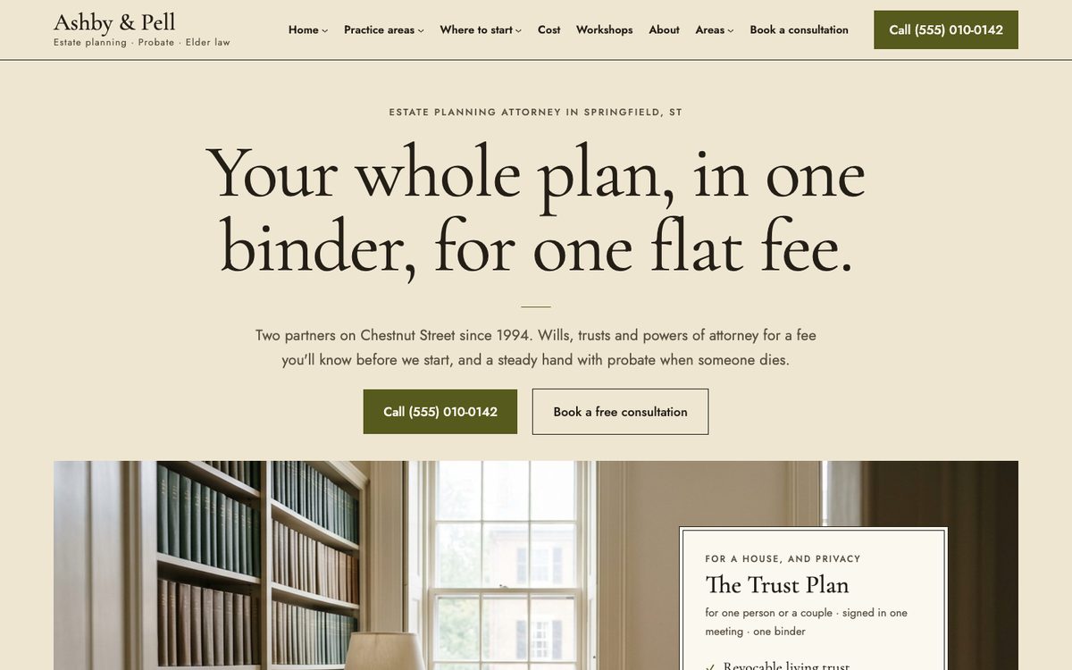 The Ashby & Pell kit's homepage